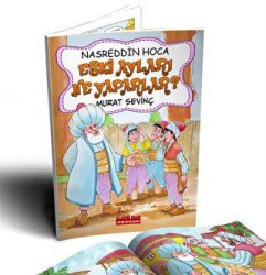 Nasrettin Hoca Eski Ayları Ne Yaparlar? Renkli Resimli - Bordo Ressam