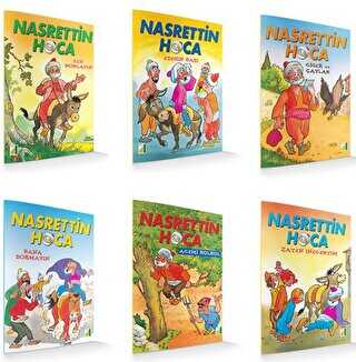 Nasrettin Hoca Seti 6 Kitap Takım - Damla Yayınevi