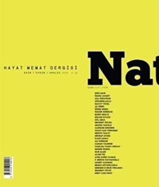 Natama Dergisi Sayı: 16 Ekim - Kasım - Aralık 2016