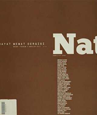 Natama Dergisi Sayı: 4 Ekim - Kasım - Aralık 2013