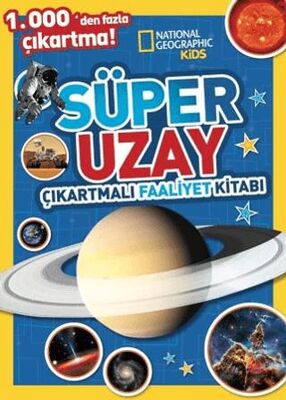 National Geographic Kids Süper Uzay Çıkartmalı Faaliyet Kitabı - 1