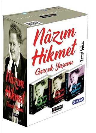 Nazım Hikmet - Gerçek Yaşamı 3 Kitap Takım - İleri Yayınları