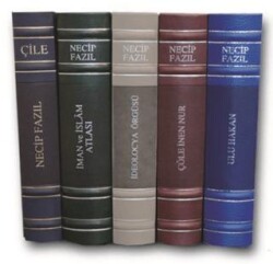 Necip Fazıl Kısakürek 5 Kitap Takım - Deri Cilt - Büyük Doğu Yayınları
