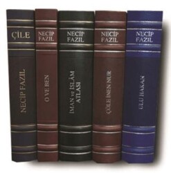Necip Fazıl Kutulu Set Klasik Deri Cilt - Büyük Doğu Yayınları