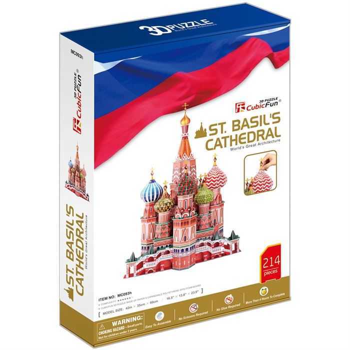 Neco 3D Puzz Mc093H Aziz Vasil Katedrali-Rusya