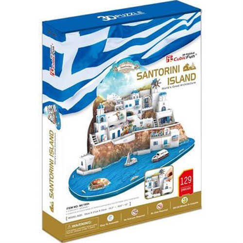 Neco 3D Puzzle Mc195H Santorini Adası-Yunanistan