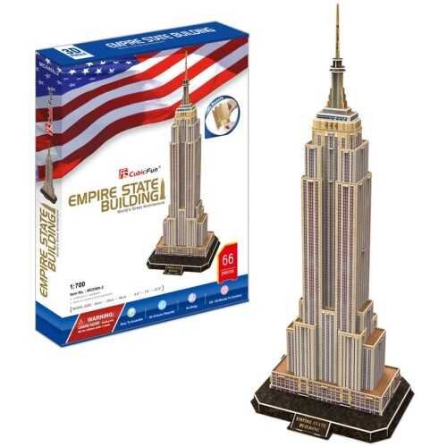 Neco Empire State Binası - ABD 3D Puzzle