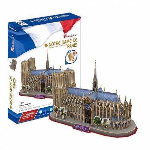 Neco Notre Dame Kilisesi - Fransa 3D Puzzle