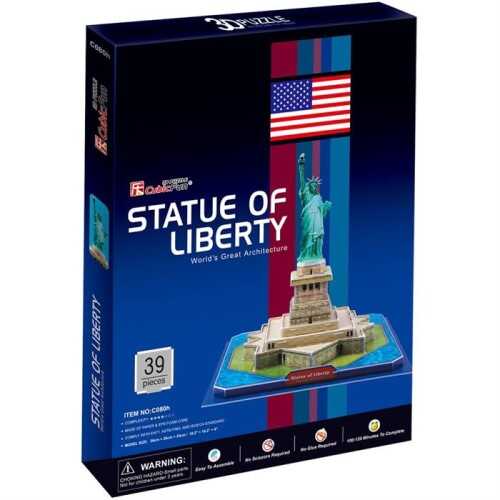 Neco Özgürlük Anıtı - ABD 3D Puzzle