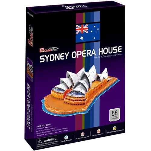 Neco Sydney Opera Binası - Avustralya 3D Puzzle