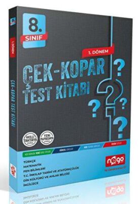 Nego Yayınları 8. Sınıf Çek Kopar Test Kitabı 1. Dönem - 1