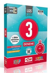 Nego Yayınları 8. Sınıf LGS 3 Lü Paket Deneme Kitabı 1.Dönem - NeGo Yayınları