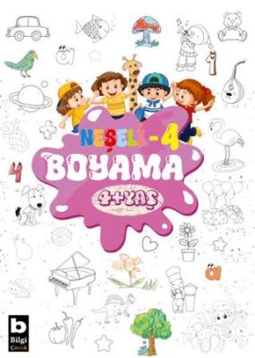 Neşeli Boyama 4 kapağı