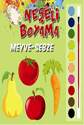 Neşeli Boyama - Meyve Sebze