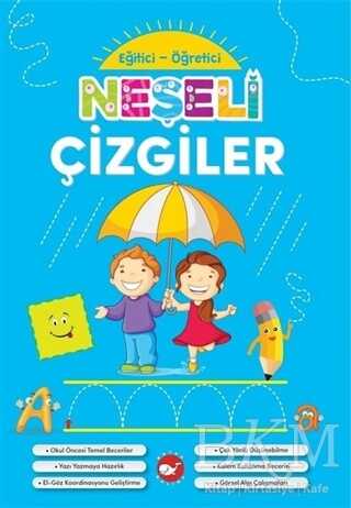 Neşeli Çizgiler - Eğitici Öğretici - Beyaz Balina Yayınları