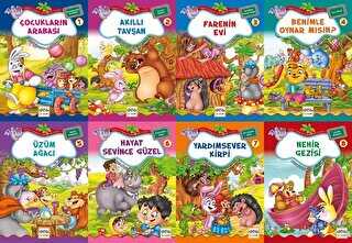 Neşeli Orman Hikayeleri Dizisi 8 Kitap Takım - Nar Çocuk