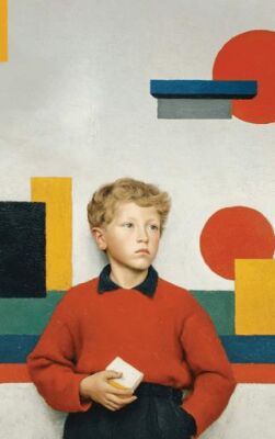 Nesin Defter Çizgisiz - Maleviç Tarzında - 1