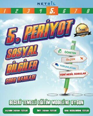 Netbil Yayıncılık Netbil Yayınları 5. Sınıf Sosyal Periyot Soru Bankası - 1