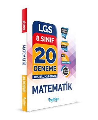 Netfen Yayınları 8. Sınıf LGS Matematik 20 Deneme - 1