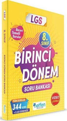 Netfen Yayınları LGS 8. Sınıf Birinci Dönem Soru Bankası - 1
