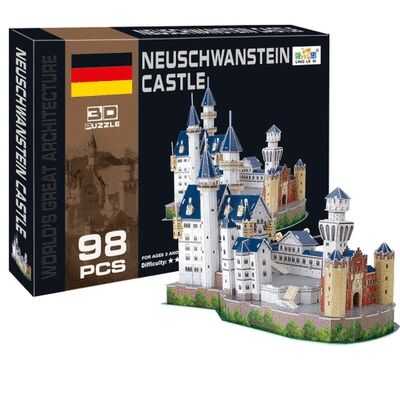 Neuschwanstein Şatosu 98 Parça 3D Puzzle