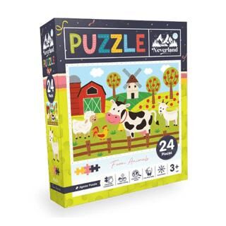 Neverland Çiftlik Hayvanları Puzzle 24 Parça NL406 - 1