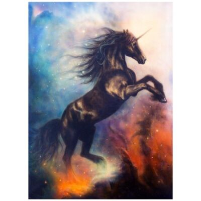Neverland Puzzle Black Unicorn Siyah Tek Boynuzlu At 1000 Parça - 2