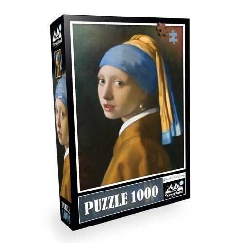 Neverland Puzzle Girl With A Pearl Earring İnci· Küpeli· Kız 1000 Parça