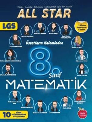 Newton Yayınları 8. Sınıf Matematik 1.Dönem 10 Süreç Değerlendirme Denemesi Üstatların Kaleminden - 1