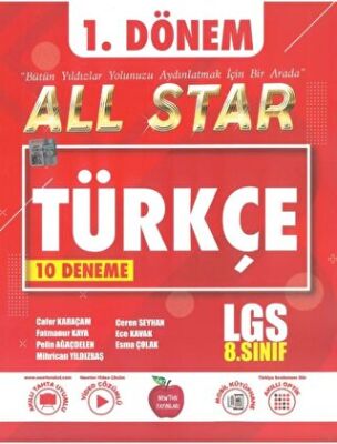 Newton Yayınları LGS Türkçe 1. Dönem 10 Deneme Sınavı - 1