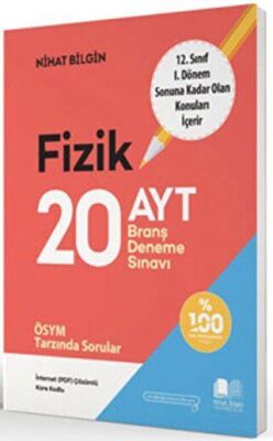 Nihat Bilgin Yayınları Nihat Bilgin AYT Fizik 20 Deneme - 1