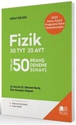 Nihat Bilgin Yayınları Nihat Bilgin Yayıncılık 30 TYT 20 AYT Fizik 50 Branş Deneme - Nihat Bilgin Yayınları