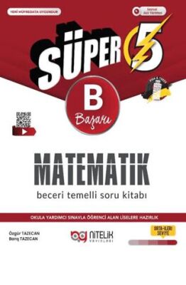 Nitelik Yayınları 5. Sınıf matematik B Beceri Temelli Soru Kitabı - 1