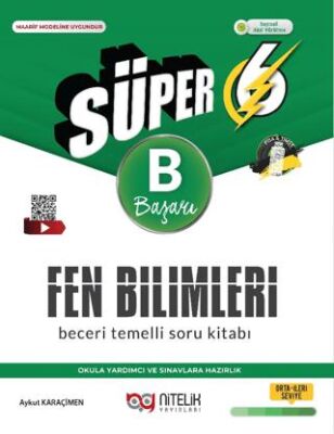 6. Sınıf Süper Fen Bilimleri Beceri Temelli Soru Kitabı B - 1