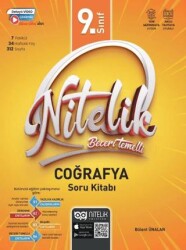 Nitelik Yayınları 9. Sınıf Beceri Temelli Coğrafya Soru Kitabı - Nitelik Yayınları