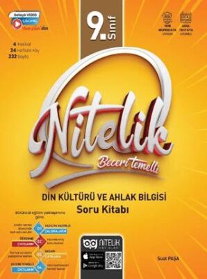 Nitelik Yayınları 9. Sınıf Din Kültürü ve Ahlak Bilgisi Beceri Temelli Soru Kitabı - 1