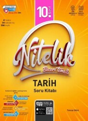 Nitelik Yayınları Nitelik 10. Sınıf Tarih Beceri Temelli Soru Kitabı - Nitelik Yayınları