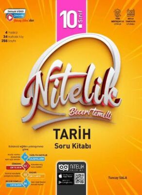 Nitelik Yayınları Nitelik 10. Sınıf Tarih Beceri Temelli Soru Kitabı - 1