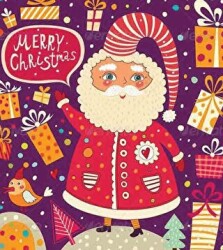 Noel Baba Mor - Hediye Kartı - Muchos