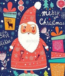 Noel Baba ve Geyik - Hediye Kartı - Muchos
