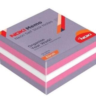 Noki Memo 75X75 Neon Ebruli Küp Blok 450 Sf - 1