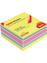 Noki Memo 75x75 Neon Havai Küp Blok 450 Sayfa - Noki