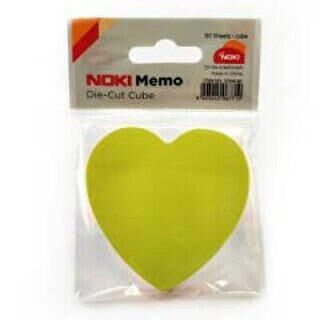 Noki Memo Kalp Şekilli 5 Renk 80 Sayfa - 1