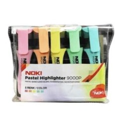Noki Pastel Fosforlu Kalem 5 Renk - Noki