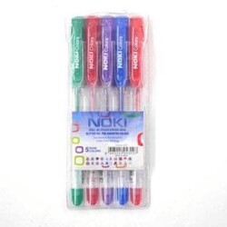 Noki Simli Jel Kalem Karışık Renk 5 Li 1 Mm - Noki