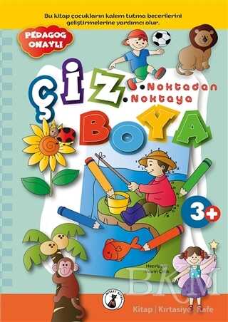 Noktadan Noktaya Çiz Boya 3+ Yaş - Misket Kitap