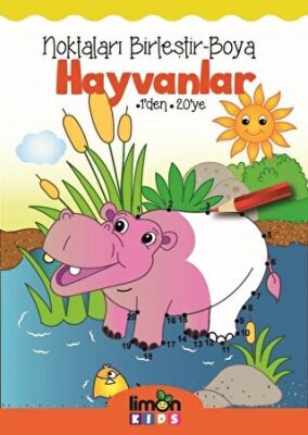 Noktaları Birleştir Boya Hayvanlar 1`den 20`ye kapağı