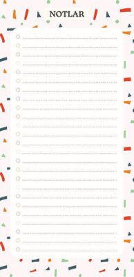 Not Defteri - Bloknot 1 - 1