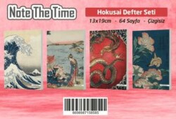 Note The Time Hokushai 4Lü Defter Seti 13x19 64 Sayfa Çizgisiz - Note The Time