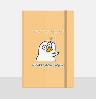 Note The Time Sert Kapak Lastikli Not Defteri - 1